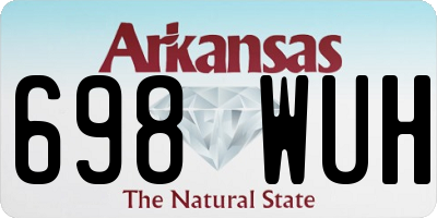 AR license plate 698WUH