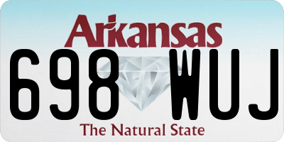AR license plate 698WUJ