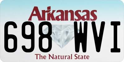 AR license plate 698WVI