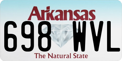 AR license plate 698WVL