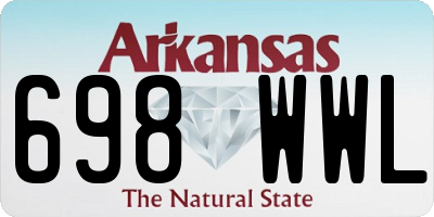 AR license plate 698WWL