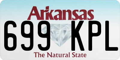 AR license plate 699KPL