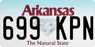 AR license plate 699KPN