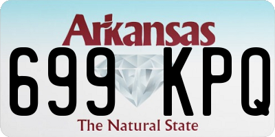 AR license plate 699KPQ