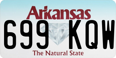 AR license plate 699KQW