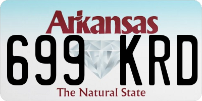 AR license plate 699KRD