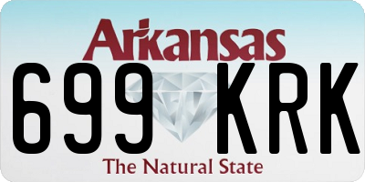AR license plate 699KRK