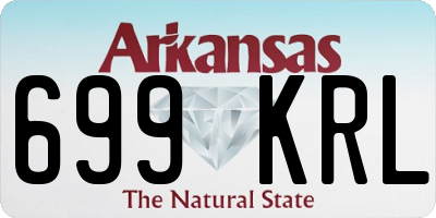 AR license plate 699KRL