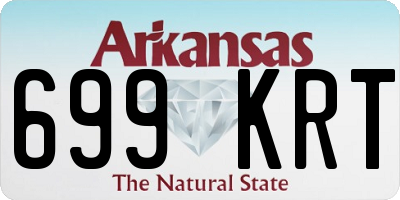 AR license plate 699KRT