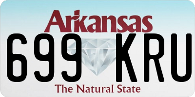 AR license plate 699KRU