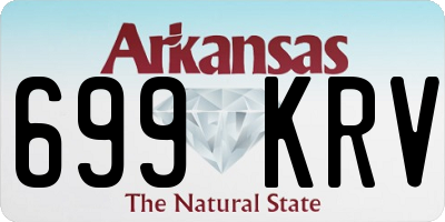 AR license plate 699KRV