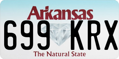 AR license plate 699KRX