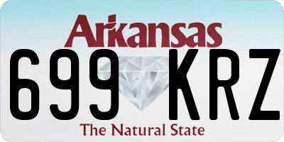 AR license plate 699KRZ