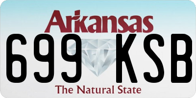 AR license plate 699KSB