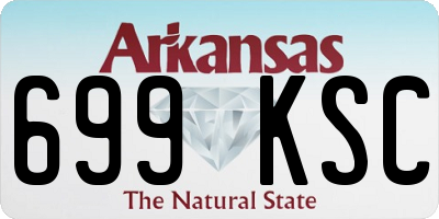 AR license plate 699KSC