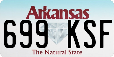 AR license plate 699KSF
