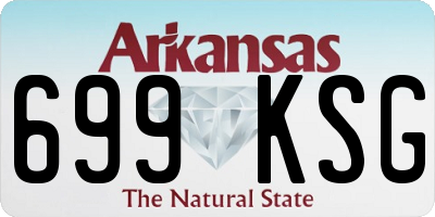 AR license plate 699KSG