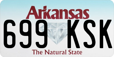 AR license plate 699KSK