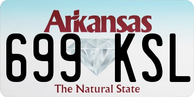 AR license plate 699KSL