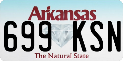 AR license plate 699KSN