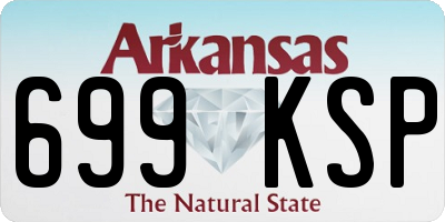 AR license plate 699KSP