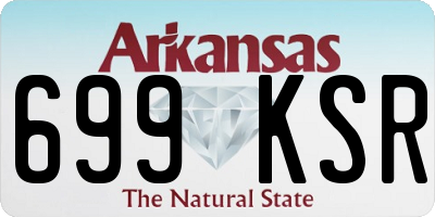 AR license plate 699KSR
