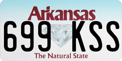 AR license plate 699KSS