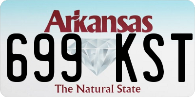 AR license plate 699KST