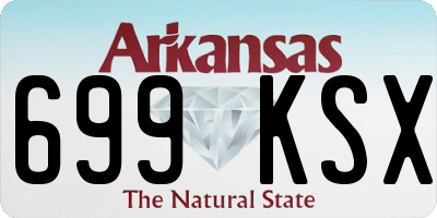AR license plate 699KSX