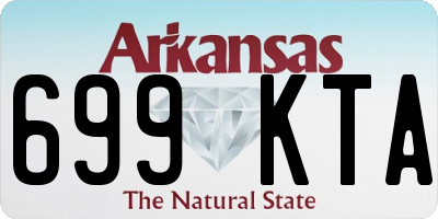 AR license plate 699KTA