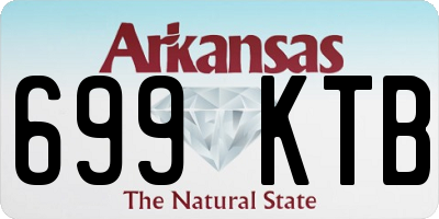 AR license plate 699KTB