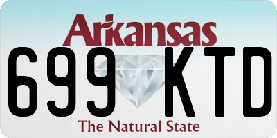 AR license plate 699KTD