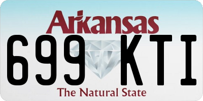 AR license plate 699KTI