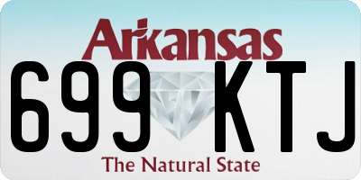 AR license plate 699KTJ