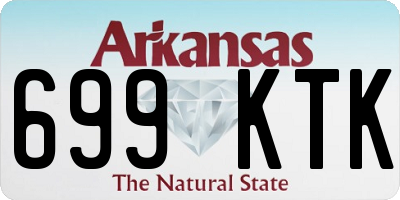 AR license plate 699KTK