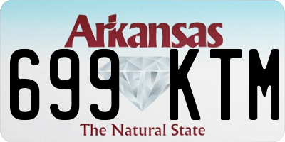 AR license plate 699KTM