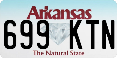 AR license plate 699KTN