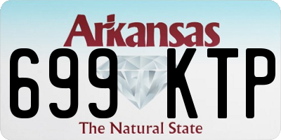 AR license plate 699KTP