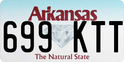 AR license plate 699KTT