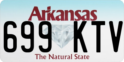 AR license plate 699KTV