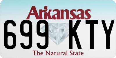 AR license plate 699KTY