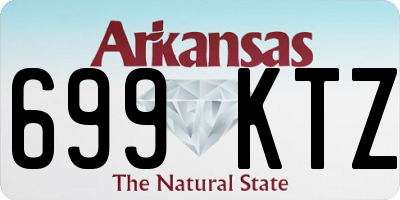 AR license plate 699KTZ