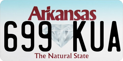 AR license plate 699KUA