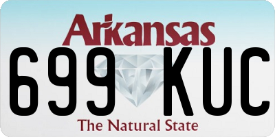 AR license plate 699KUC