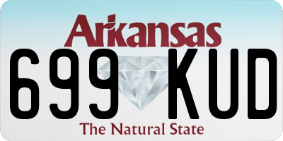 AR license plate 699KUD