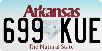 AR license plate 699KUE