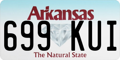 AR license plate 699KUI