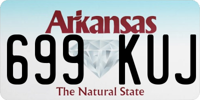 AR license plate 699KUJ