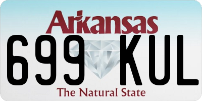 AR license plate 699KUL