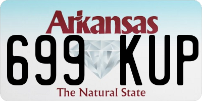 AR license plate 699KUP